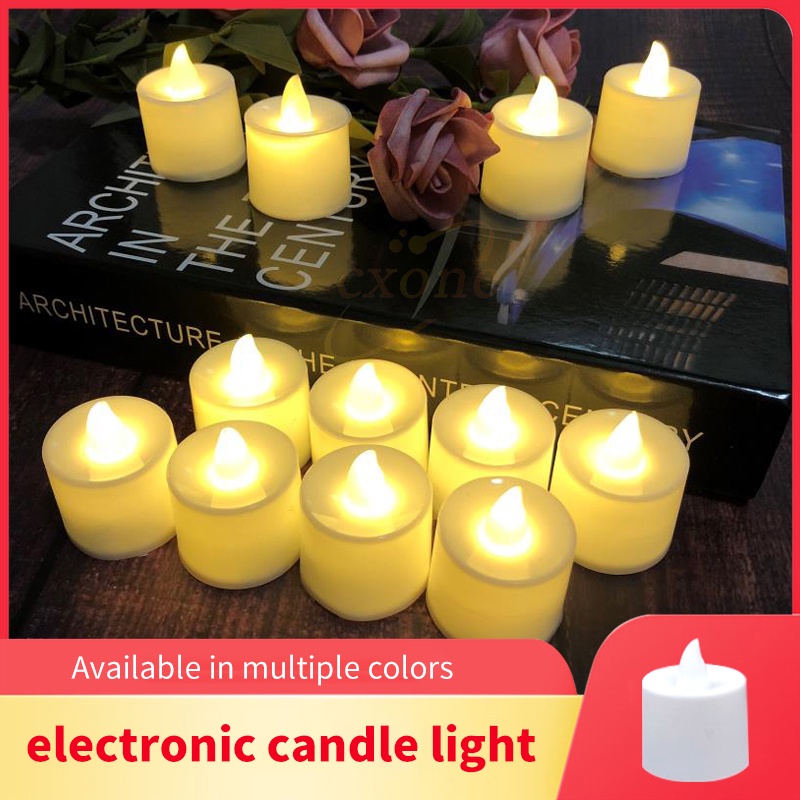 Electronic Candle Lamp Super Realistic LED Flameless Tea Light Multicolor RT710 