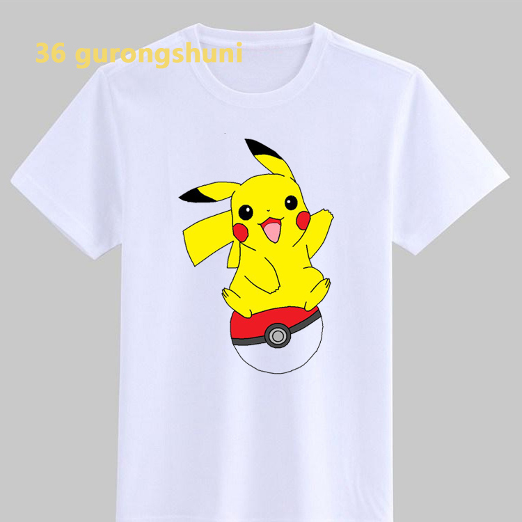 cute cartoon POKEMON t shirt for boys kawaii Pikachu kid children clothing girls clothes tshirt girl graphic t-shirt | Shopee Philippines