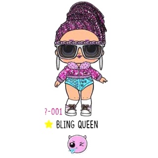 bling queen lol doll