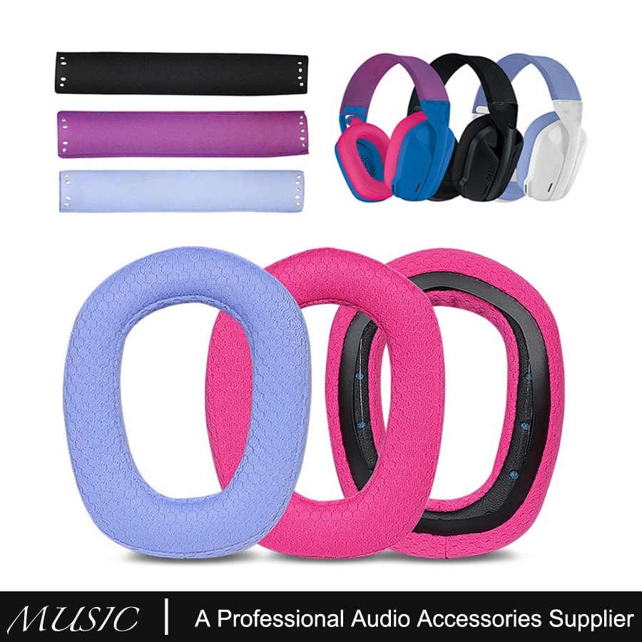 For Logitech G435 Gaming Headset Earmuffs Memory Foam Cover Headphone