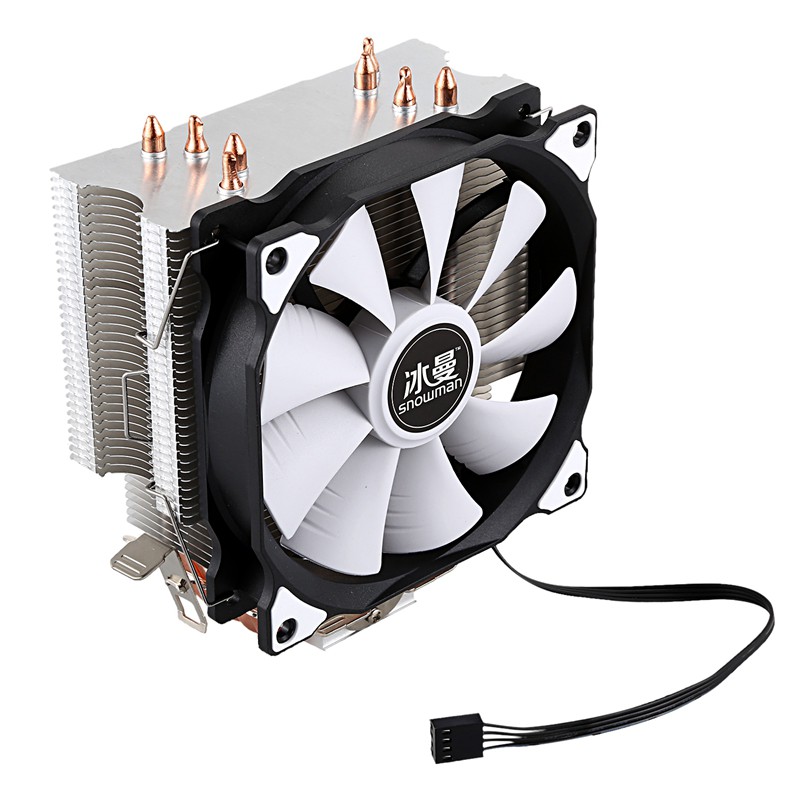 Cooler Master SNOWMAN MT-4 CPU Cooler Master 5 Direct Contact Heatpipes Freeze Tower Cool C1W5 194724075267 
