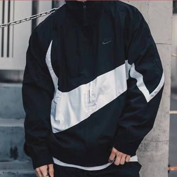 nike big swoosh windbreaker