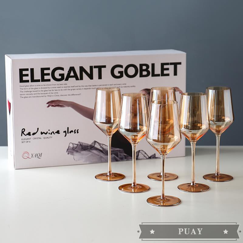 glass goblet set