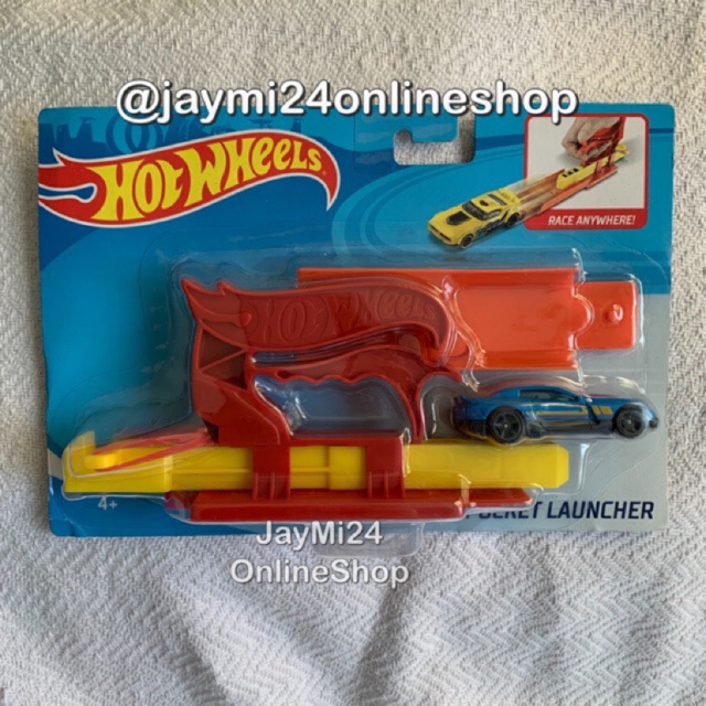 hot wheels pull back launcher