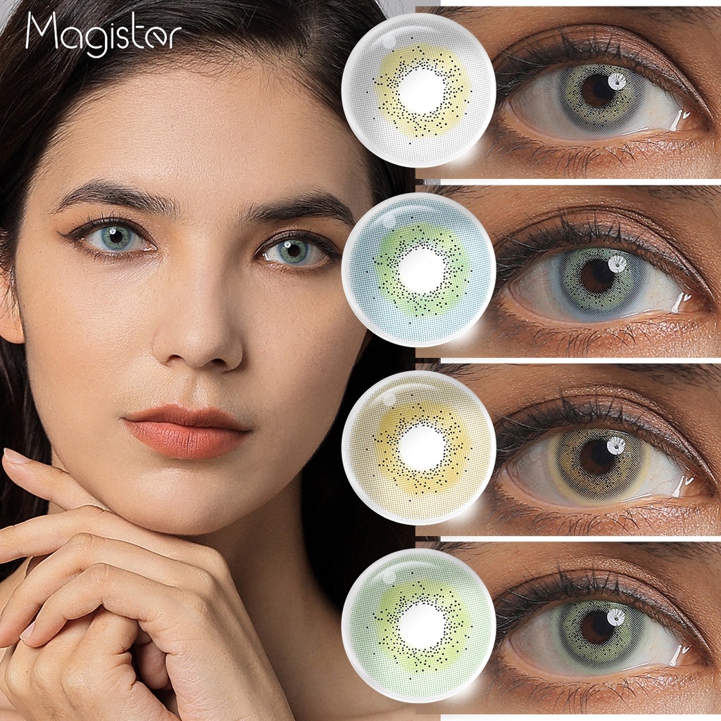 2PCS 1 Pair contact lenses Big Eye Makeup Contact lens Soft 14.20MM