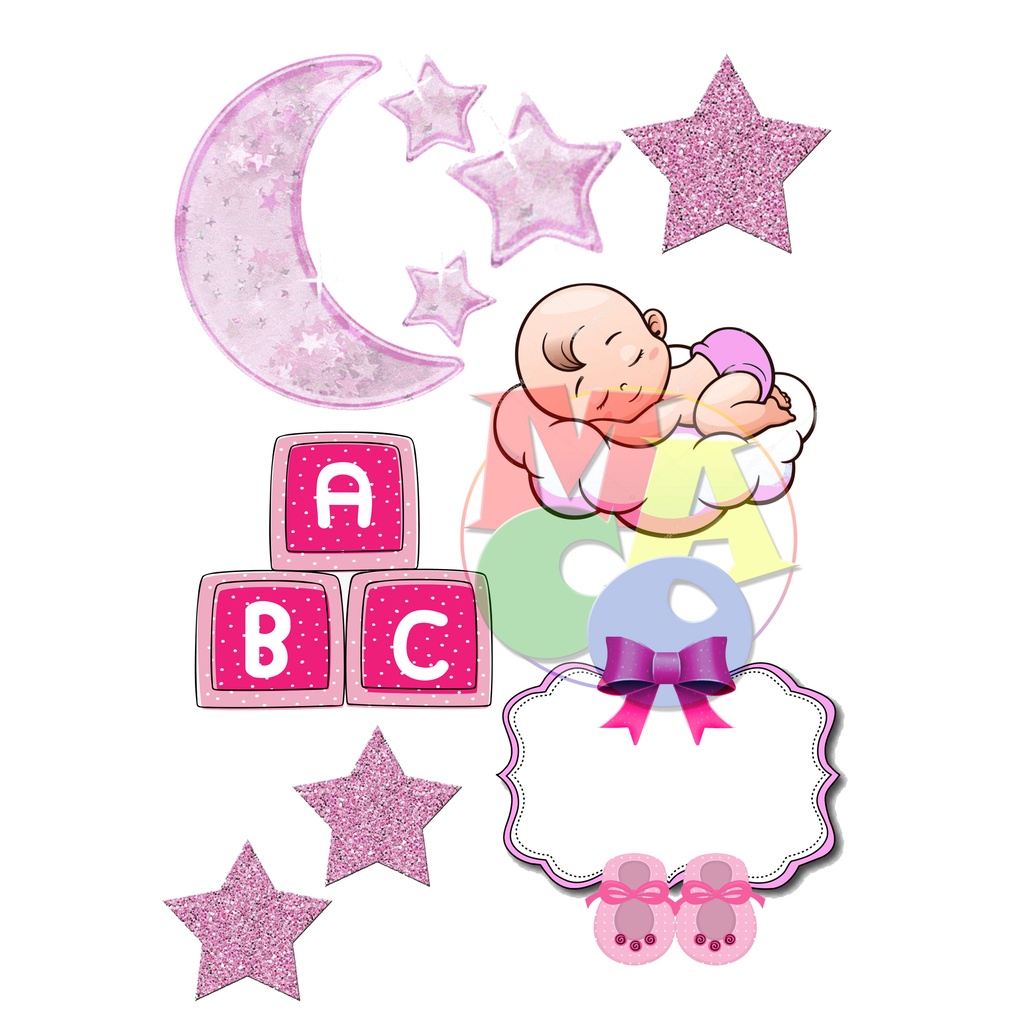 Christening Girl Cake Topper Shopee Philippines