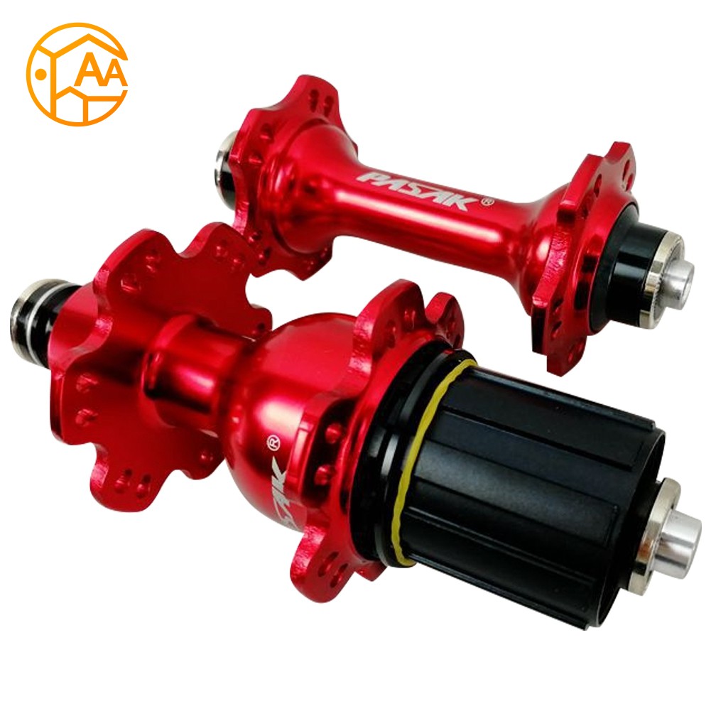 red mtb hubs