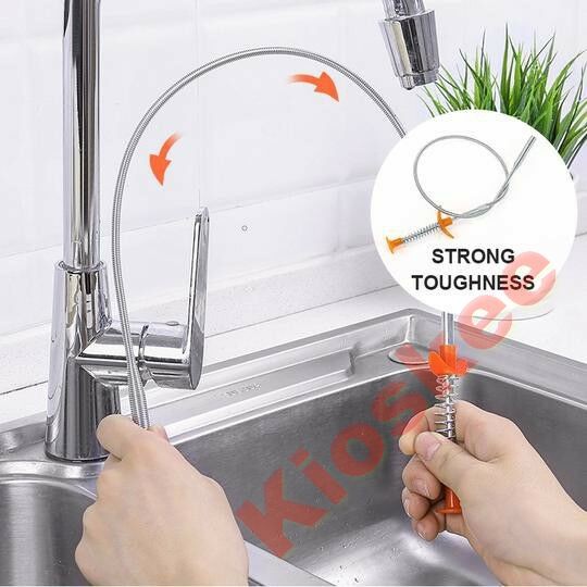160cm/60cm Drain Snake, Drain Cleaner Sticks Clog Remover Cleaning Tools Household pang tangal bara
