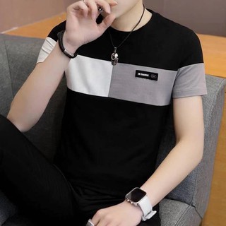 Fashion korean men casual T-shirt | Shopee Philippines