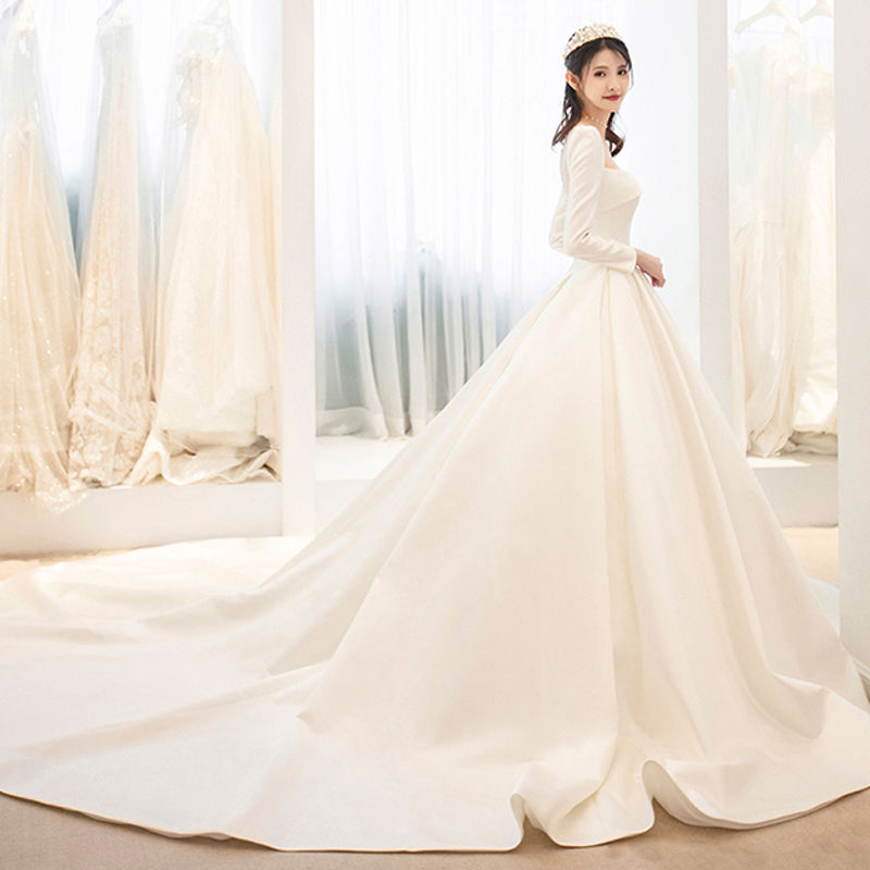 formal wedding gown
