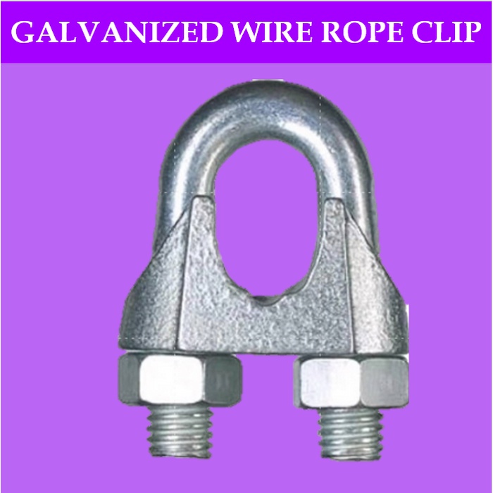 Steel Cable Clip 3mm-8mm Wire Rope Clip Steel Clip GI Cable U Clamp ...