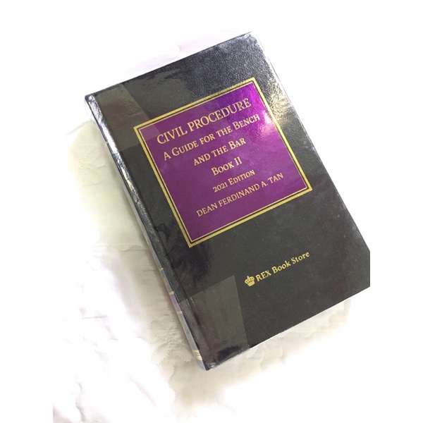 Civil Procedure Book II by Dean Tan 2021 (LAW SCHOOL SECOND HAND BOOK