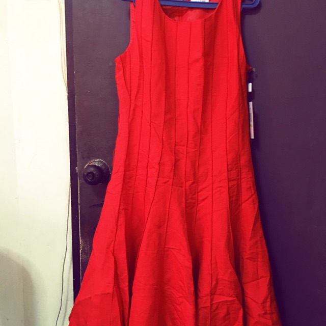ck red dress