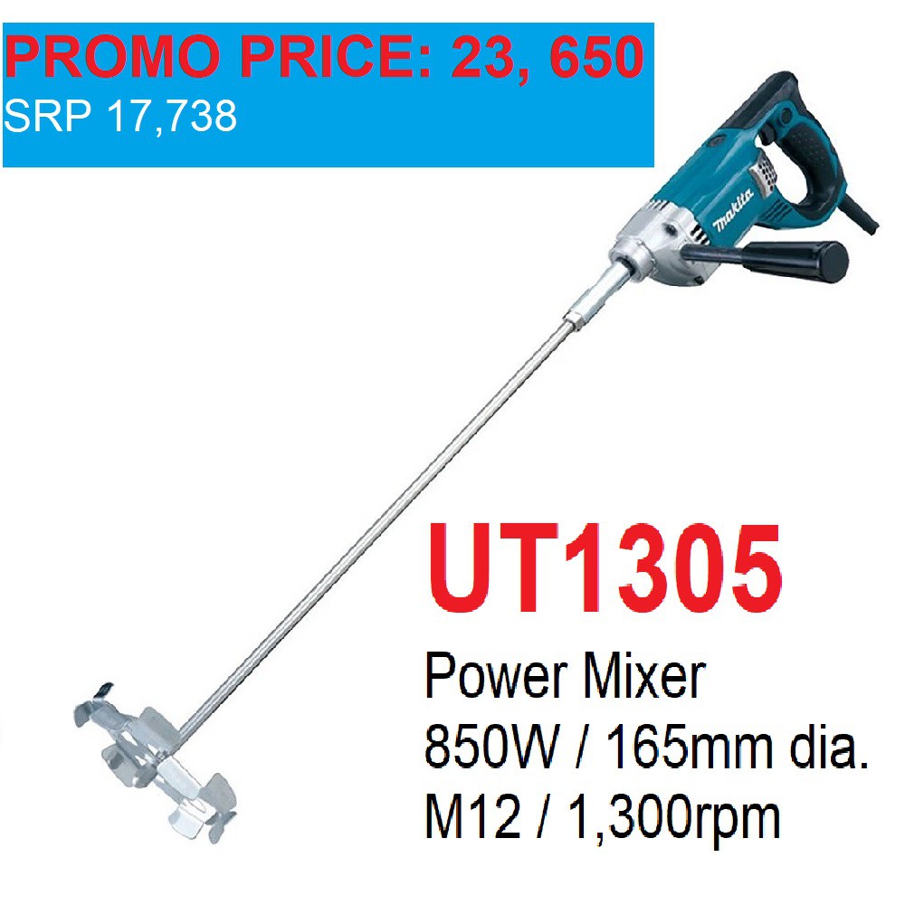 MAKITA UT1305 POWER MIXER 850W Shopee Philippines