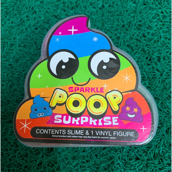 glitter poop slime