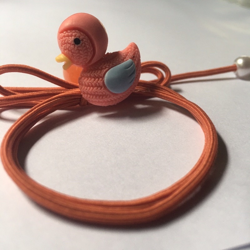 Hair ties, Korean hair ties. Cute duck-shaped strap, elastic, many colors to choose from