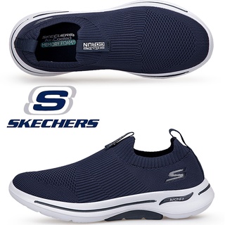 (EUR 39-48) Ready Stock Skechers Go Run Archfit Men’s Ultra-light and Large-size Breathable Sports Shoes Slip on Casual Shoes Convenient Lazy Shoes Outdoor Fashionable Walking Shoes