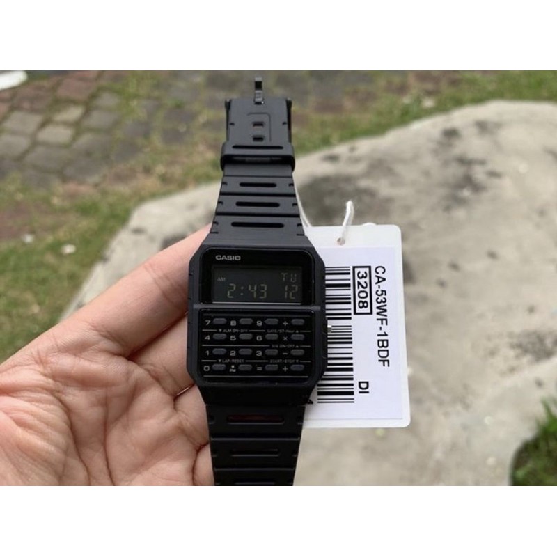 Casio Ca 53wf 1b Calculator Watch Ca53wf 1b Vintage Digital Quartz Ca53 Black Shopee Philippines