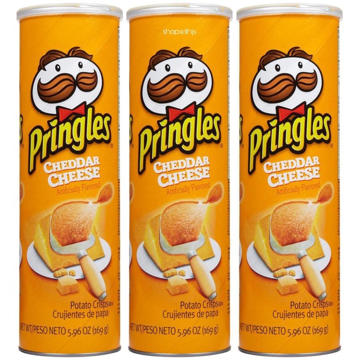 Pringles Potato Chips Cheddar Cheese (158g) | Shopee Philippines