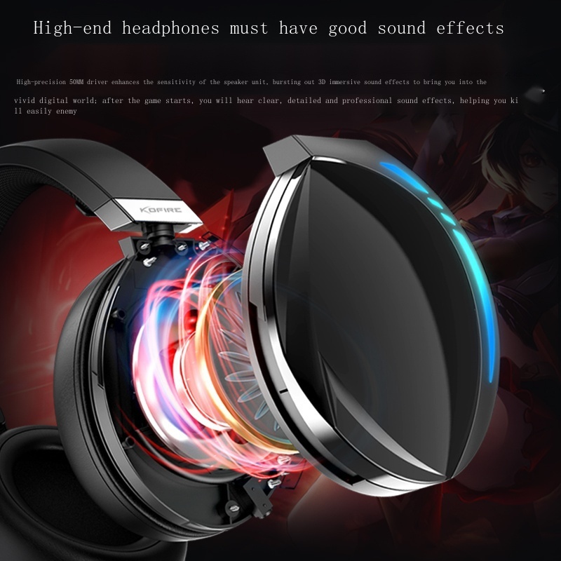 KOFIRE-Phantom BG-06 headset head-mounted bluetooth wireless ...