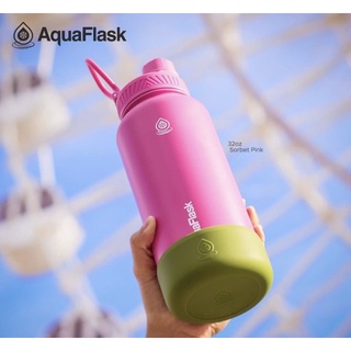 small aqua flask