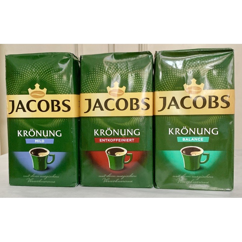 Jacobs Kronung Ground Regular And Decaf Coffee 500 Grams Priced Per 