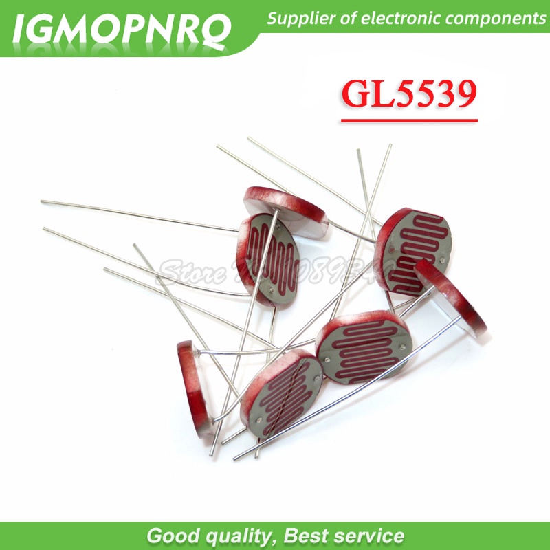 20pcs 5539 light dependent resistor photoresistor resistor GL5539 5mm