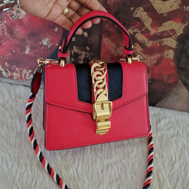 sylvie leather shoulder bag