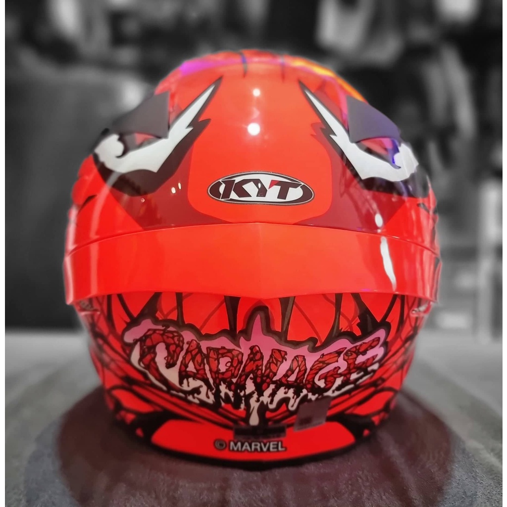 KYT HELMET TT COURSE CARNAGE MARVEL EDITION Shopee Philippines