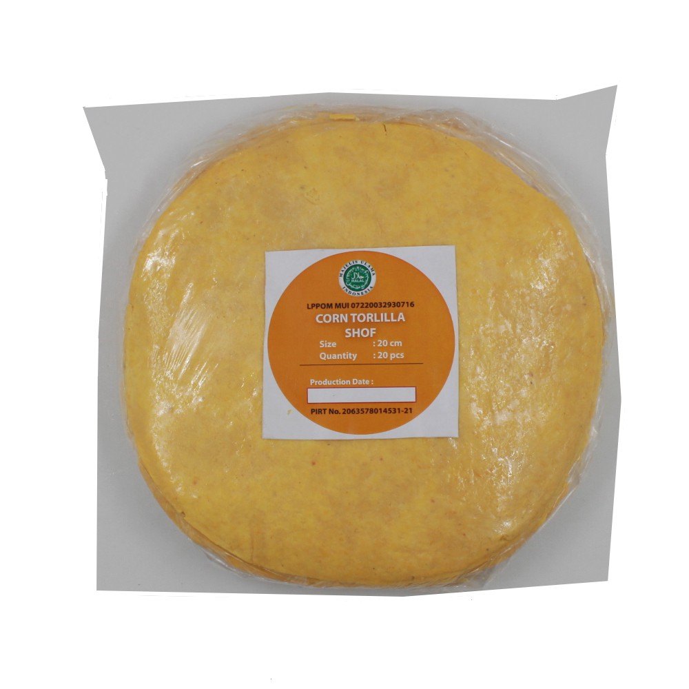 20cm Corn Tortilla Skin Contents 20 Sheets Shopee Philippines