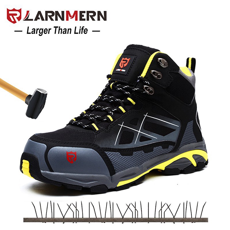 breathable black work boots