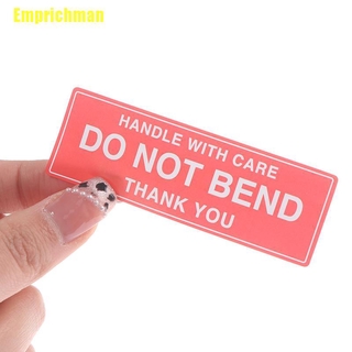 [Emprichman] 250Pcs Fragile Warning Stickers Handle With Care Do Not Bend Sign Package Decal #9