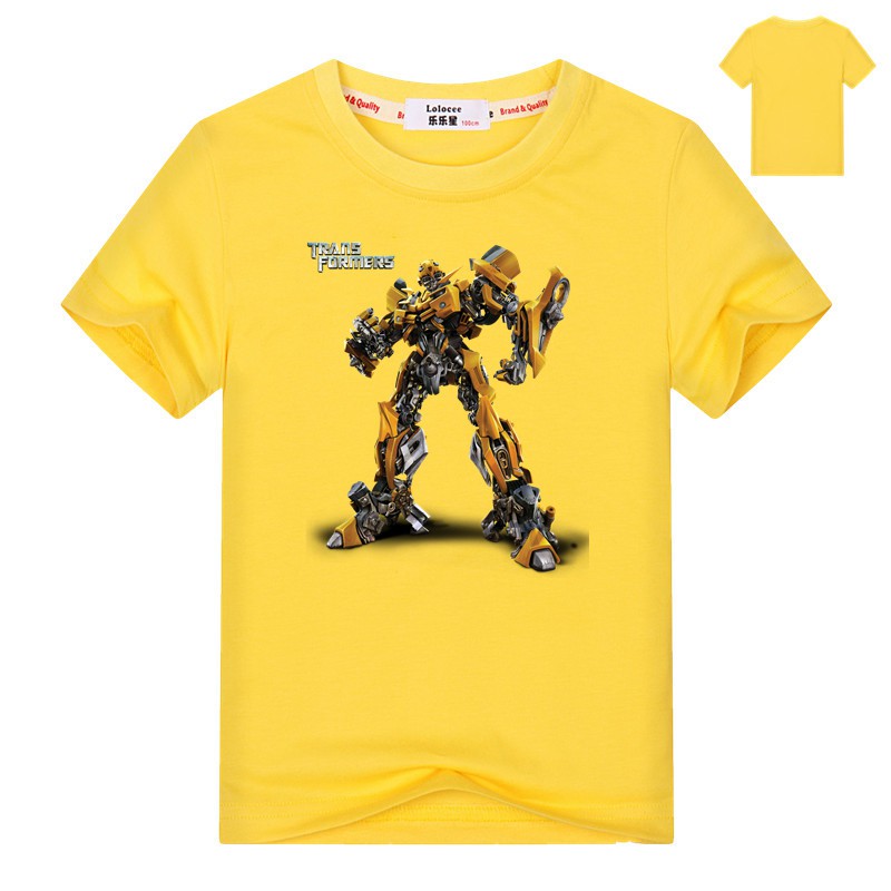 Robot Autobot T-shirt Boys Short Sleeve 