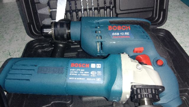 Bosch Drill Gsb 13re Grinder Gws 6 100 Shopee Philippines