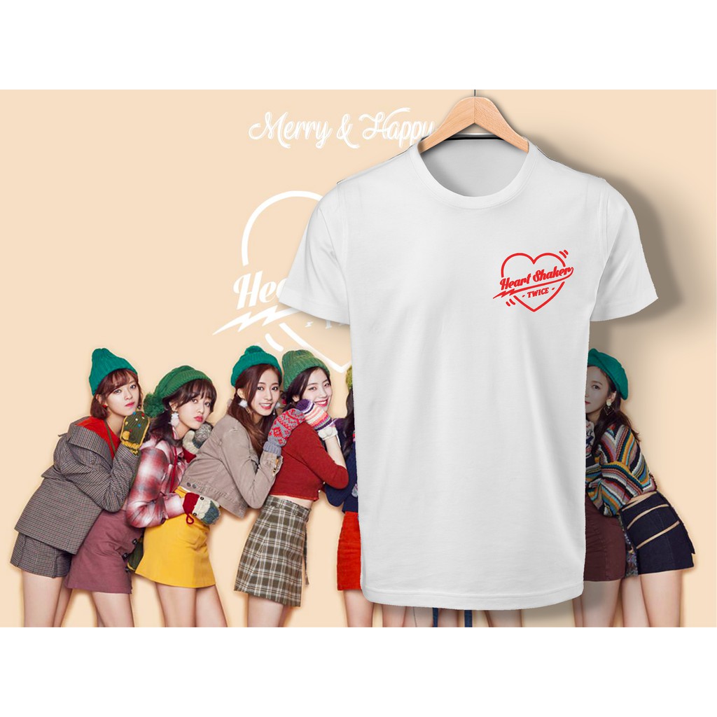 Twice Heart Shaker Logo Shirt Roundneck Shopee Philippines