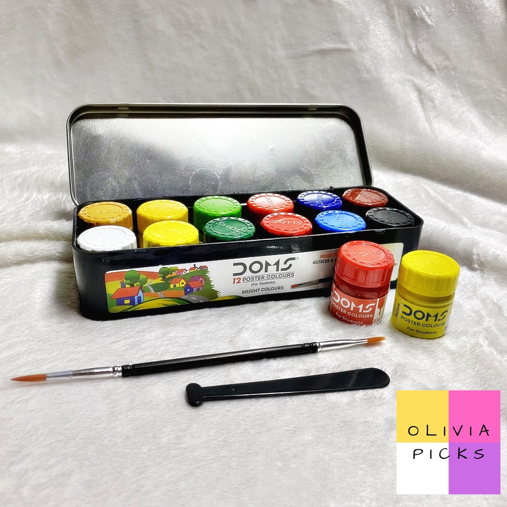 Doms Poster Colors Poster Paints Shopee Philippines