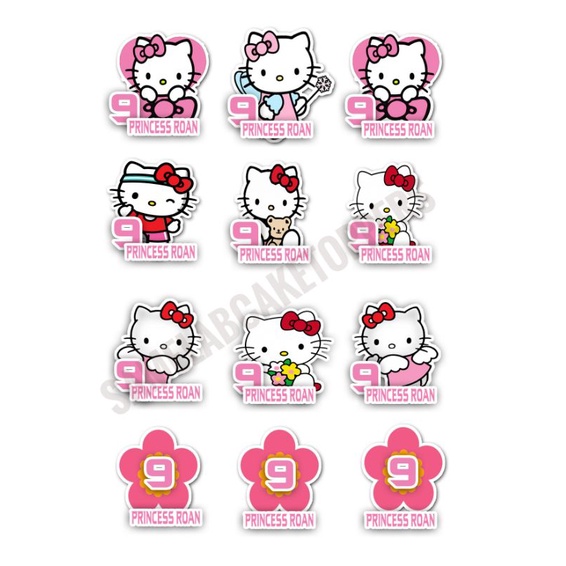 24 Hello Kitty Cupcake Toppers ABPID01174 | ubicaciondepersonas.cdmx.gob.mx