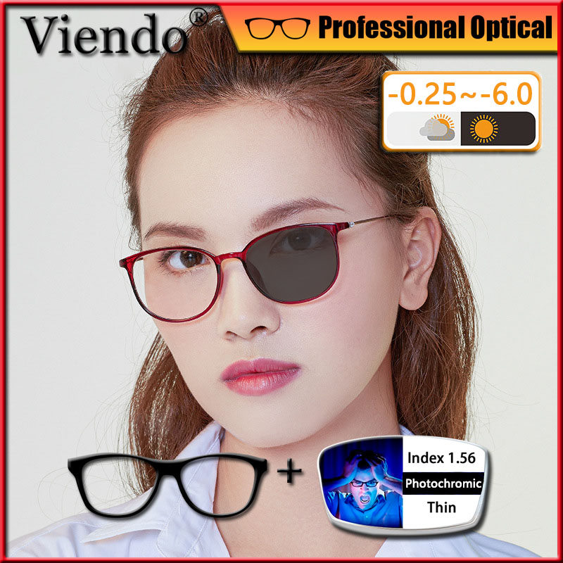 Viendo Photochromic Graded Glasses Index 1.56 Optical Prescription