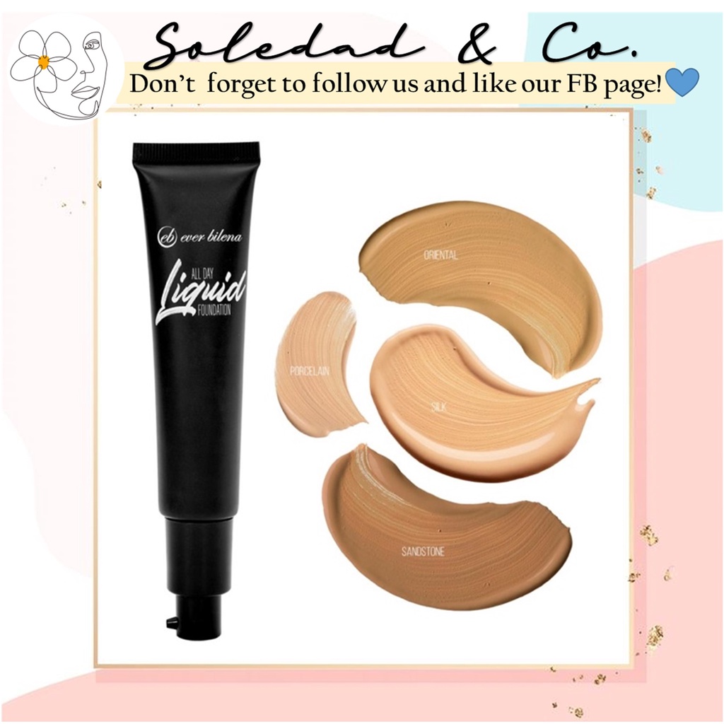 EVER BILENA ALL DAY LIQUID FOUNDATION | Shopee Philippines