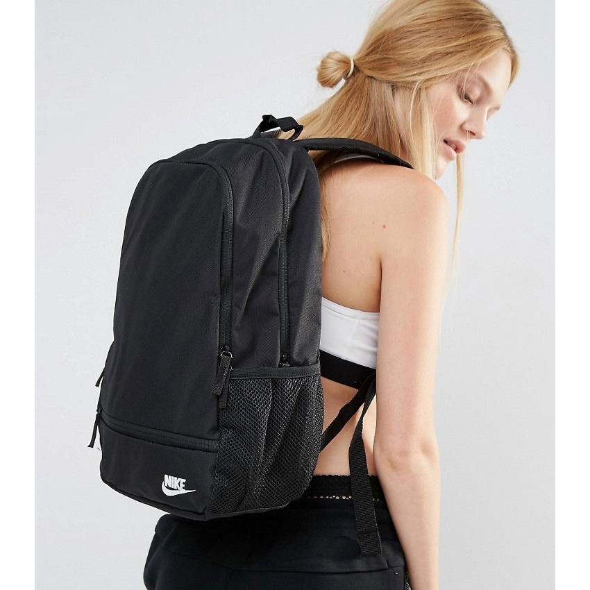 nike classic north solid backpack black