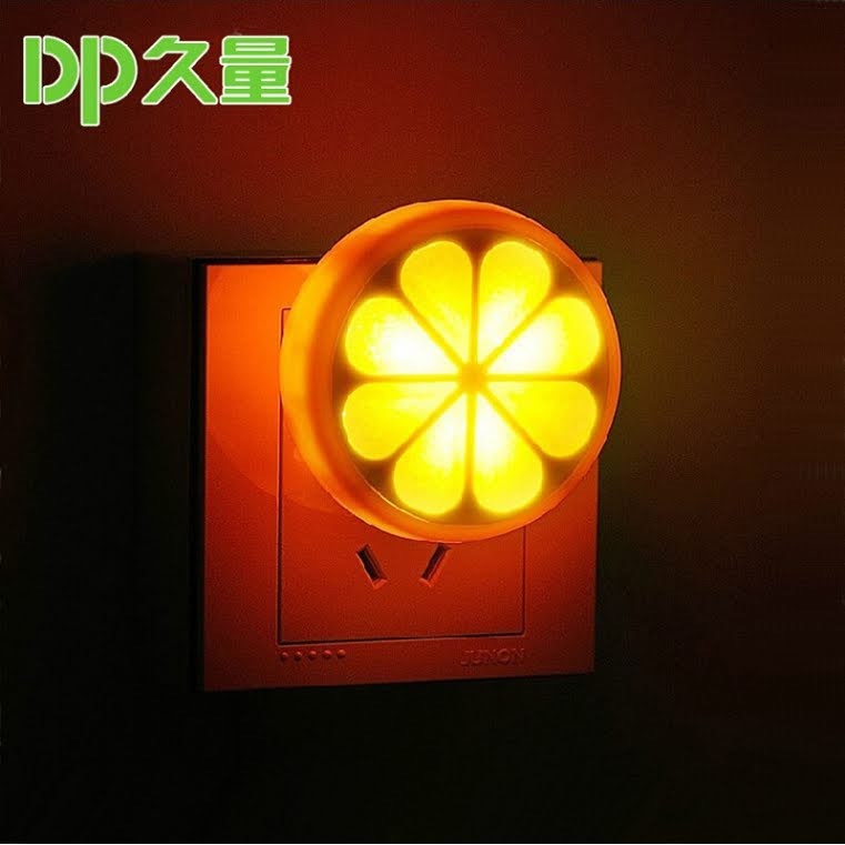 Dimming Orange Night Light Automatic Light Control Sensor LED Dim Light ...