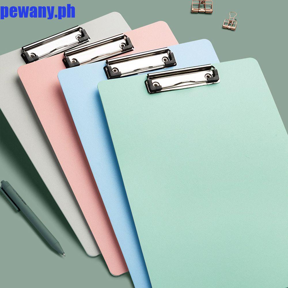 PEWANYZZ Plastic Clipboard Frosted Morandi School Office Stationery ...