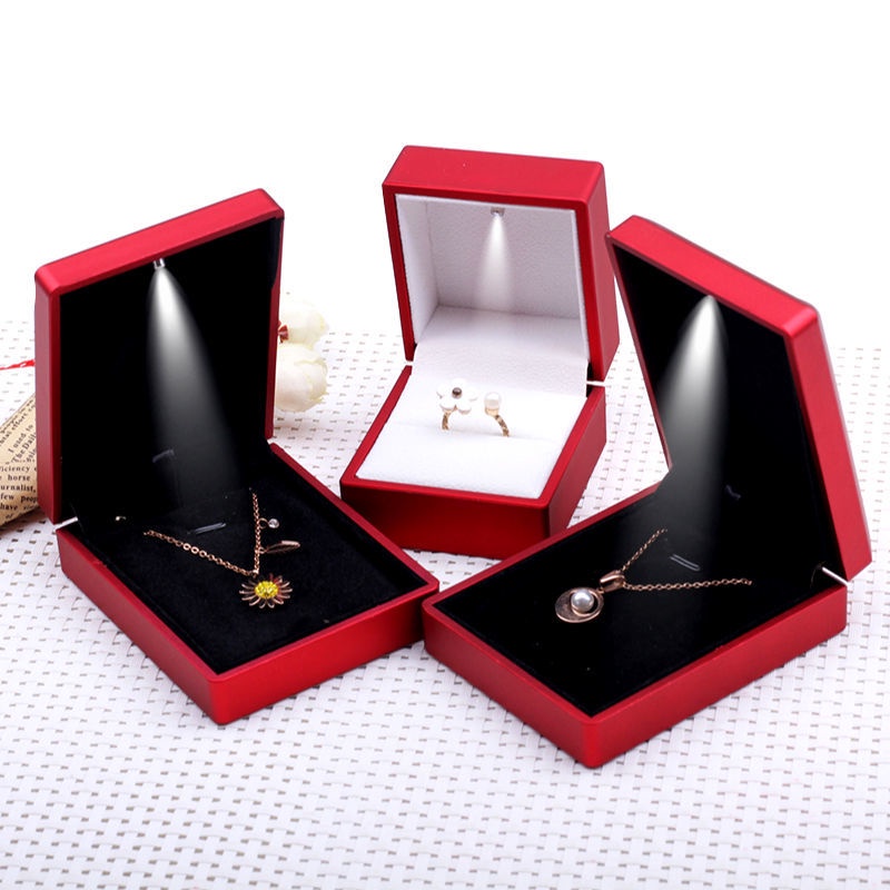 Ring Box with Light HighEnd Jewelry Box with Light Led Proposal