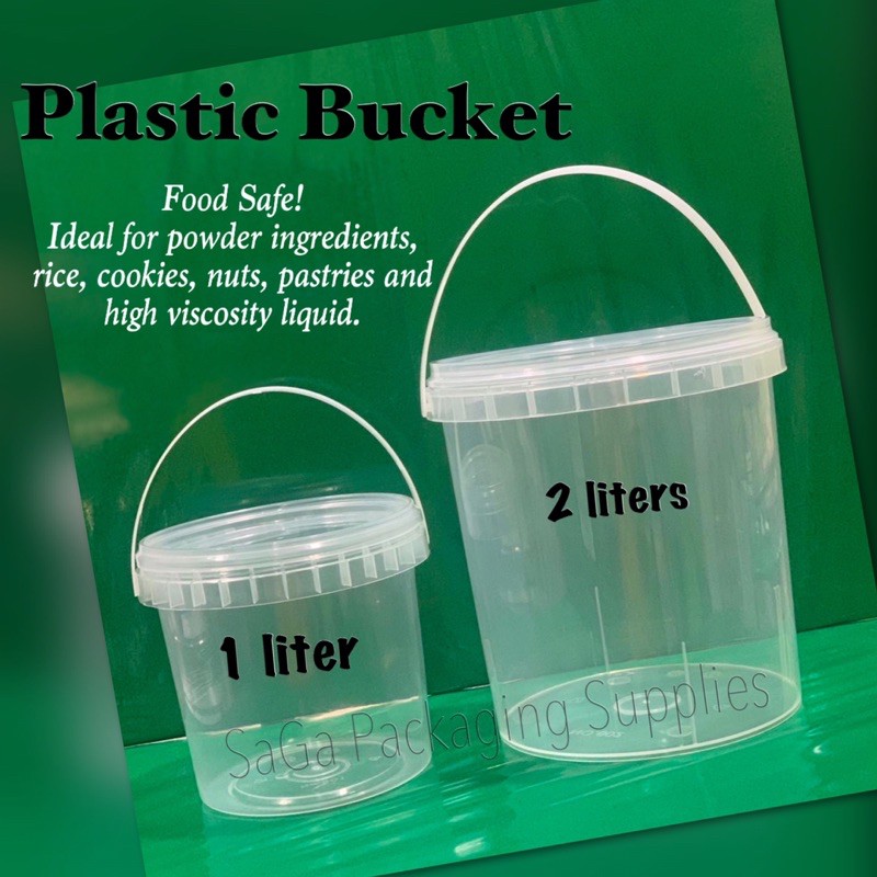 10pcs FoodSafe Plastic Buckets Shopee Philippines