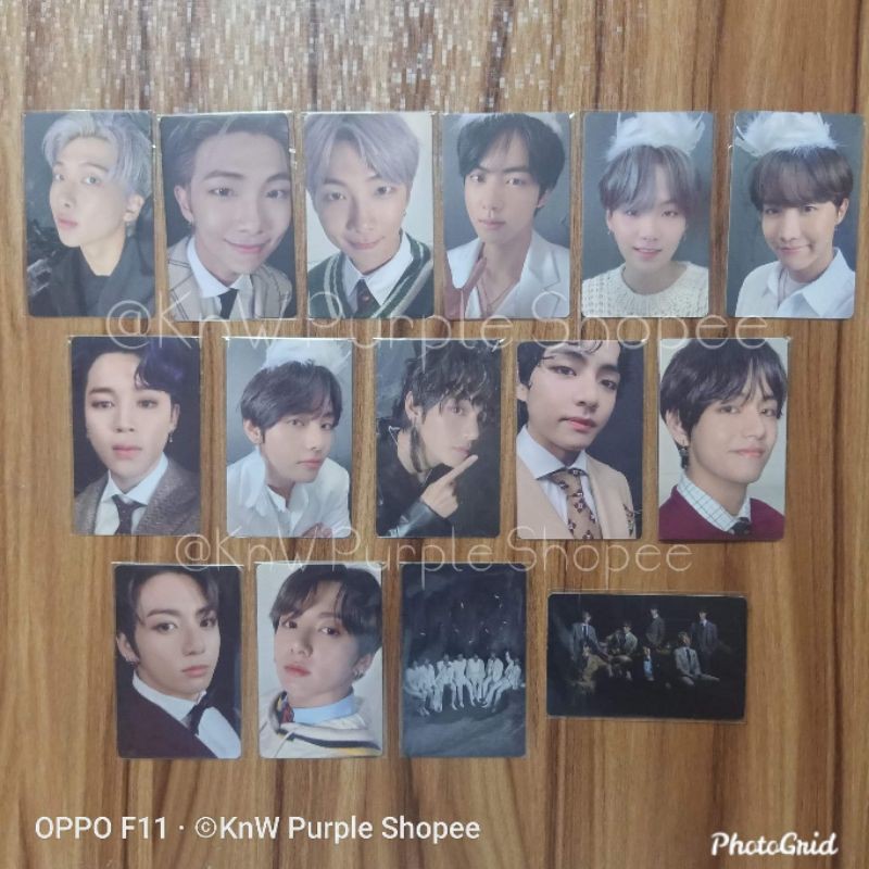 BTS Map of the soul 7 photocards - Mots7 photocard version 1 2 3 4 ver ...