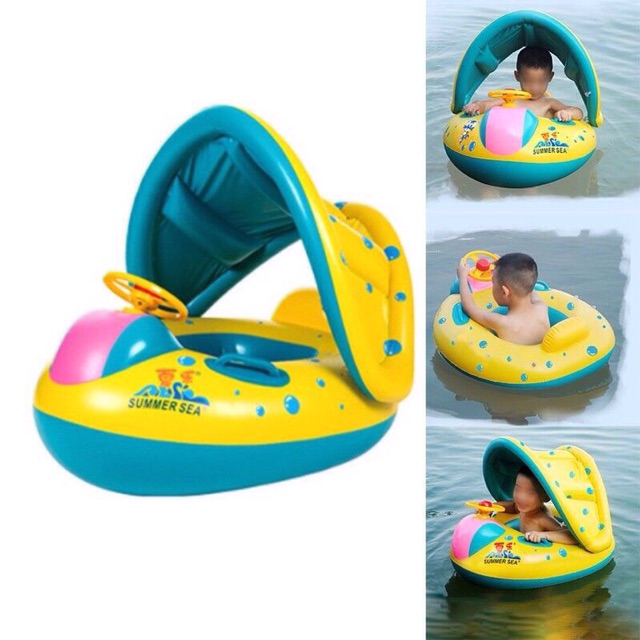 Sunshade Summer Kid's Pool Beach Boat Floaters | Shopee Philippines