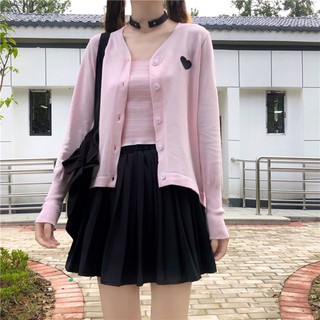 4Colors Korean Sweet and fashion (Two-piece) Sling top with buttoned Jacket