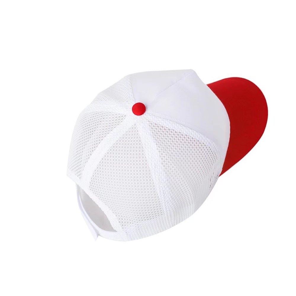 Fashion Color Matching Caps Customized DIY Team Outing Temple Fair Company Corporate Baseball Cap Social Service Velcro Mesh One Can Also Print Printing LOGO Advertising Couple Hat Truck