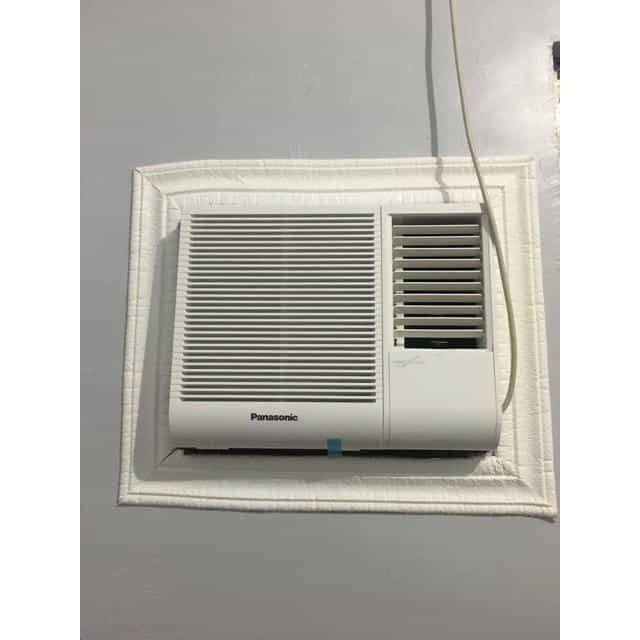 Prostar Universal DIY Window Type Aircon Frame (Color WHITE) presyo ₱450