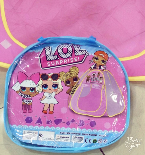 lol pop up tent